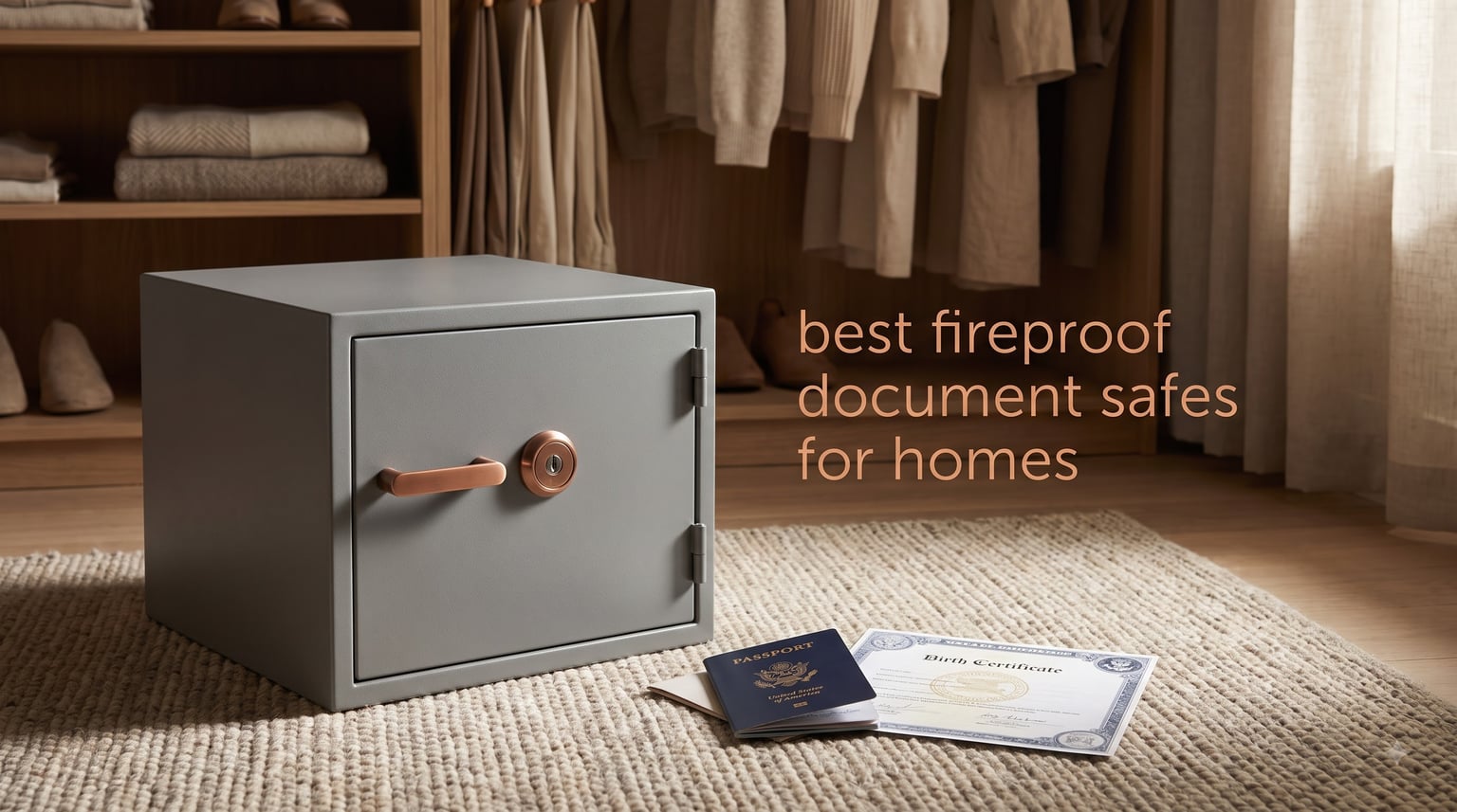 best fireproof document safes for homes