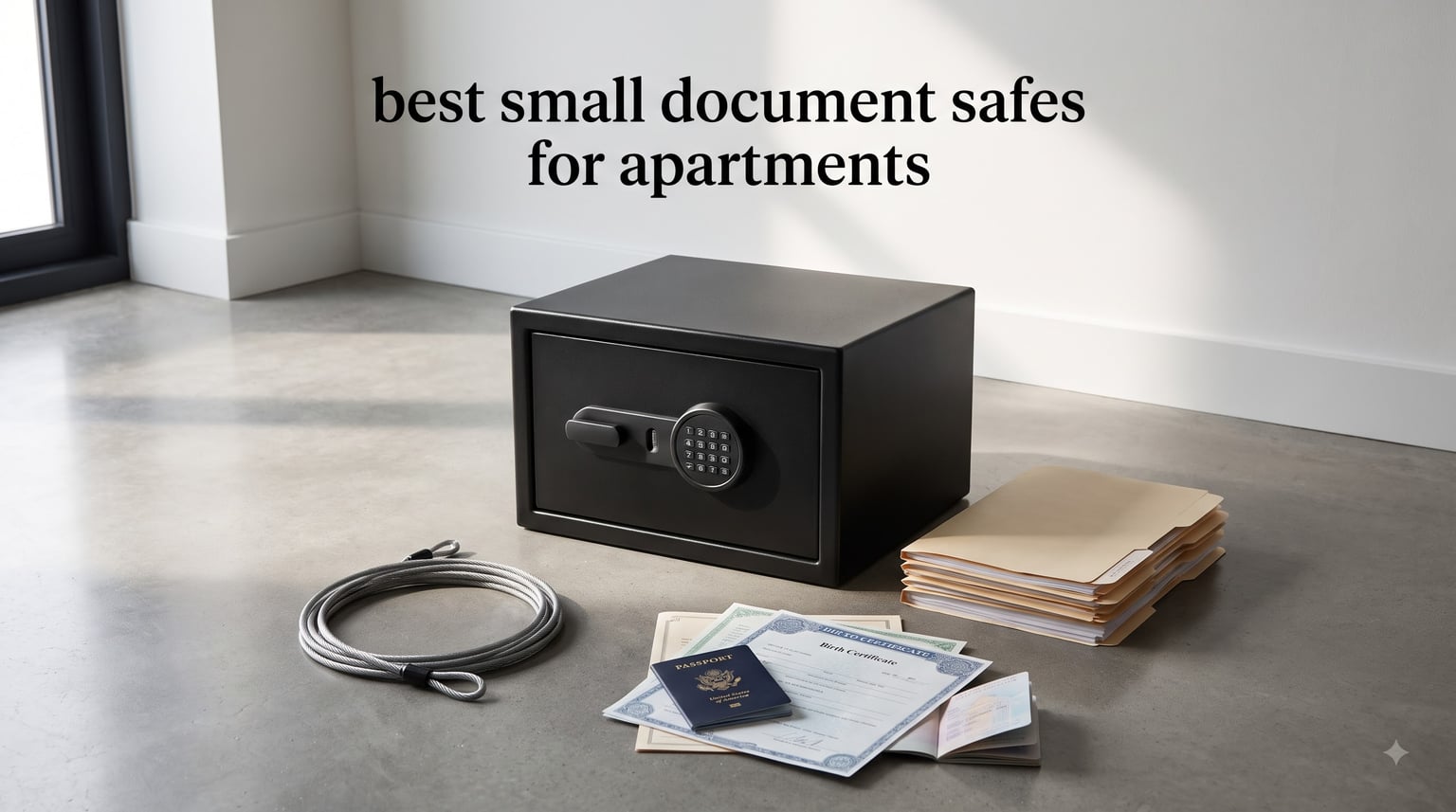 best small document safes for apartments