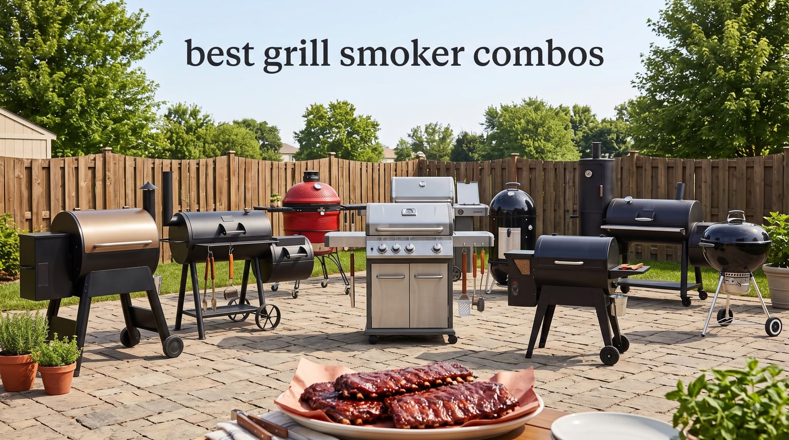 best grill smoker combos