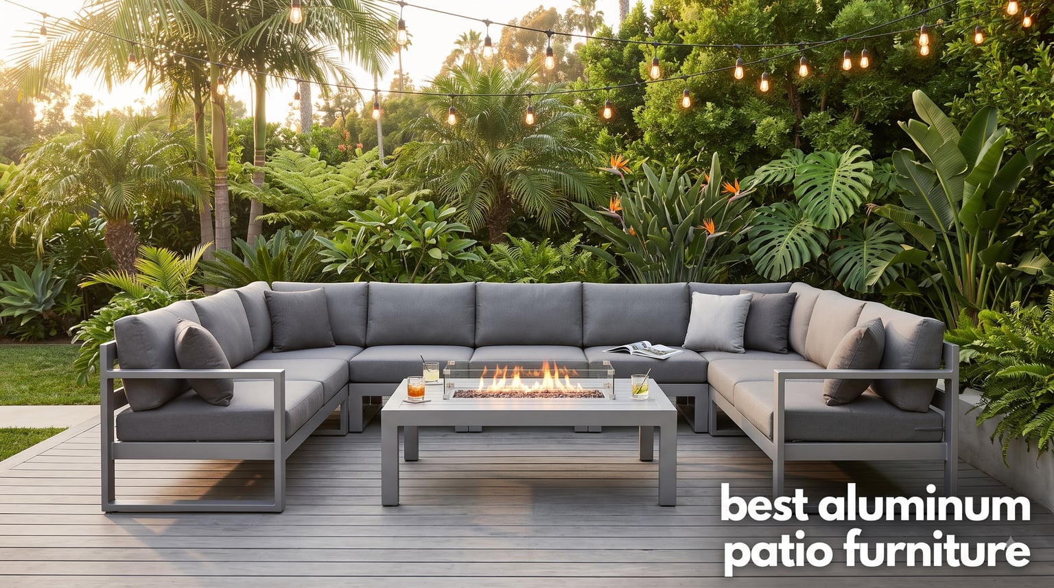 best aluminum patio furniture