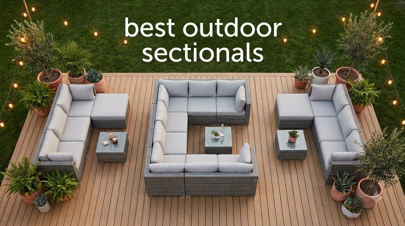 best outdoor sectionals