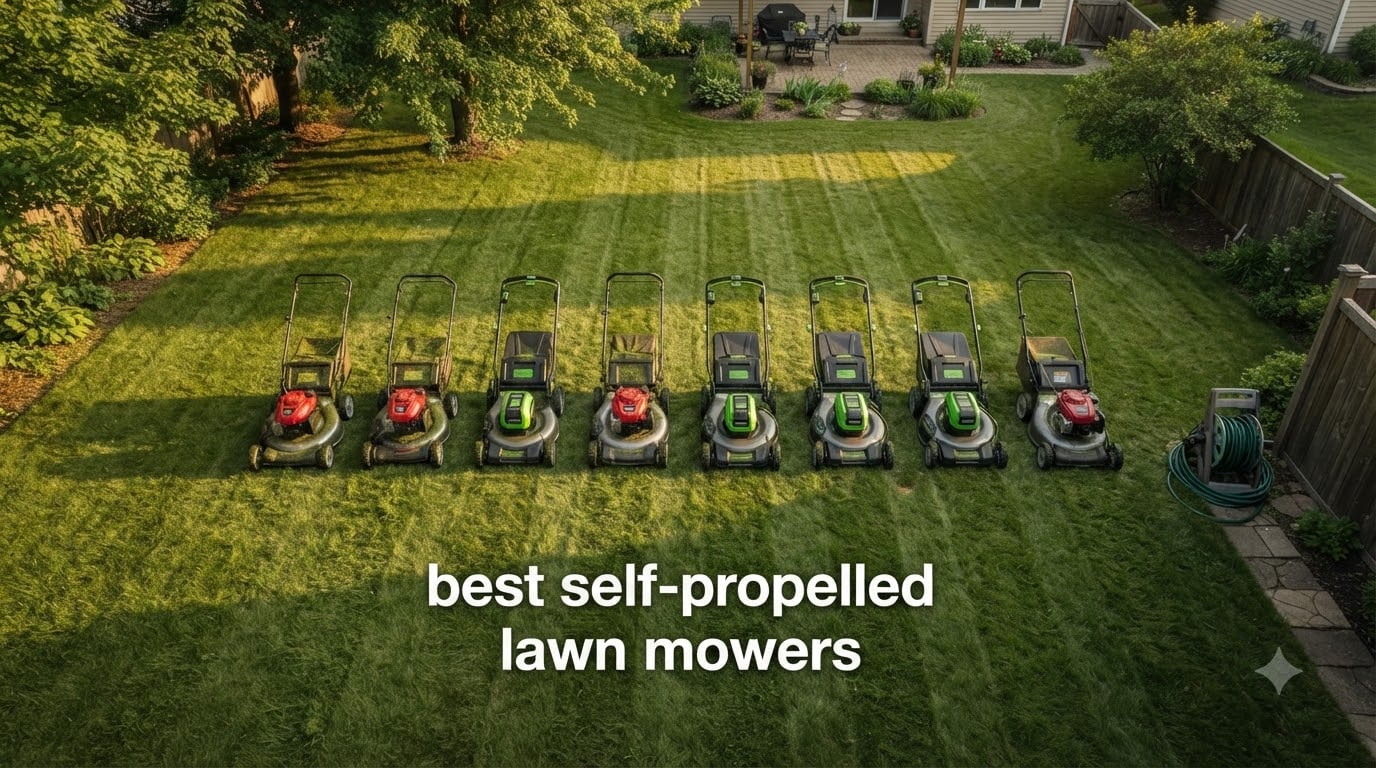 best self-propelled lawn mowers