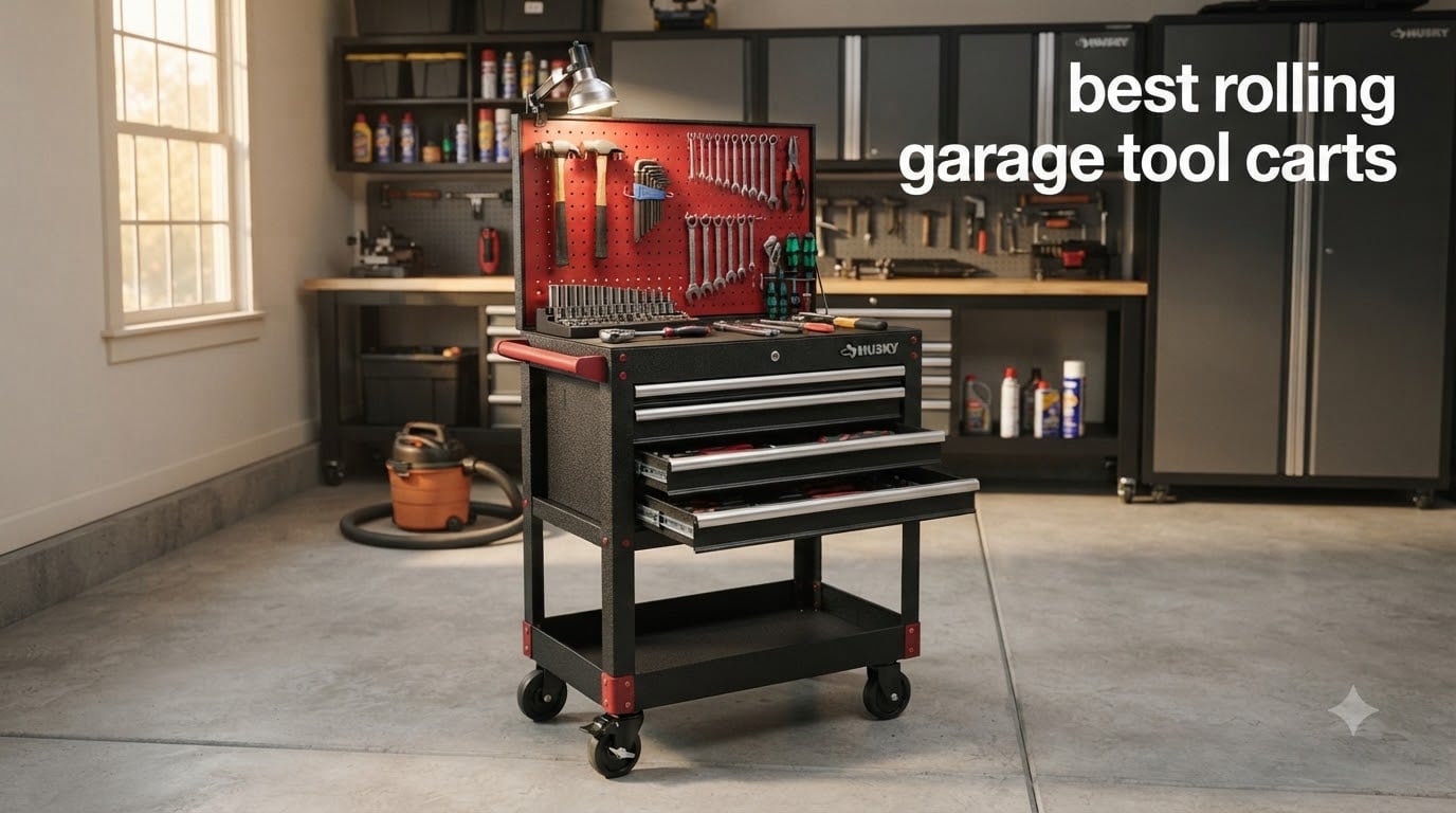best rolling garage tool carts