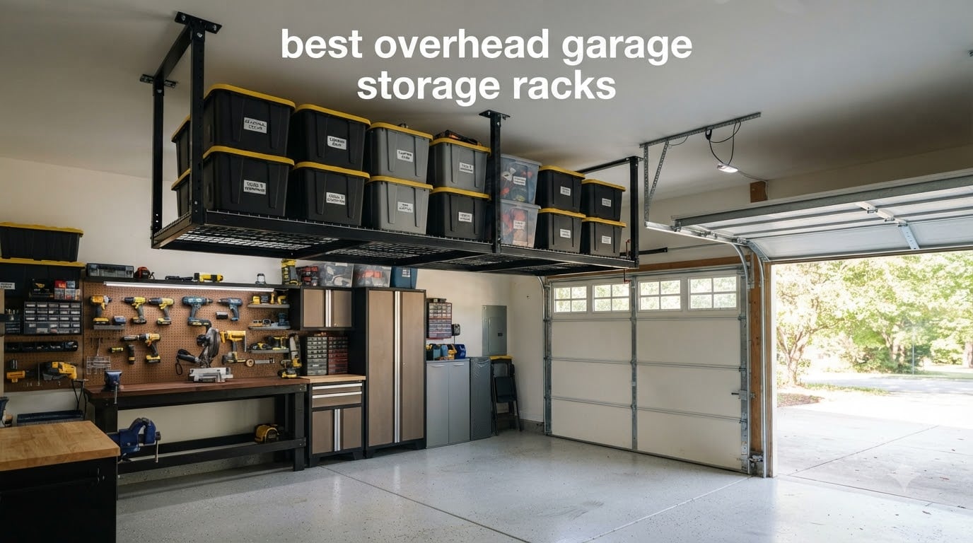 best overhead garage storage racks