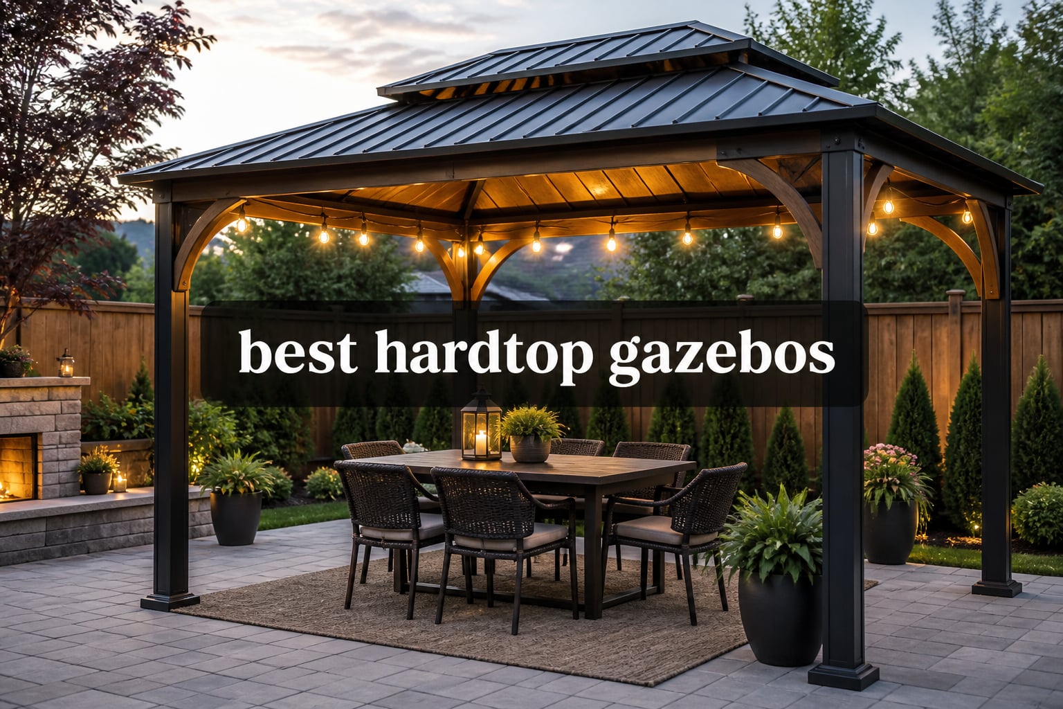 best hardtop gazebos