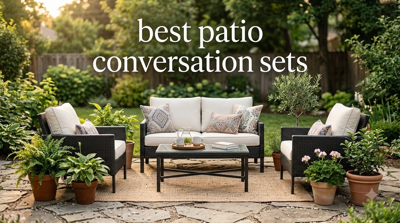 best patio conversation sets