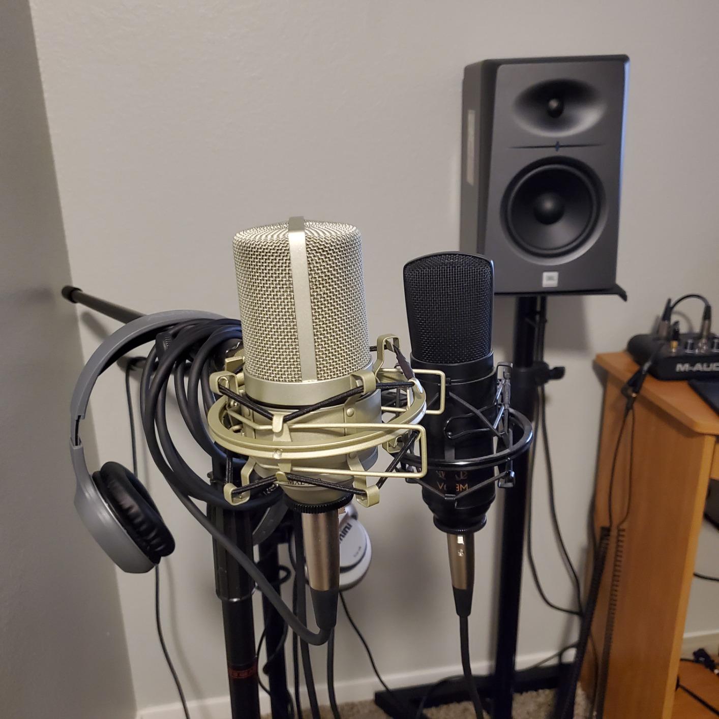 MXL 990 Condenser Microphone for Podcasting, Singing, Home Studio Recording, Gaming & Streaming | Detailed Sound | XLR | Large Diaphragm (Champagne) customer photo 1