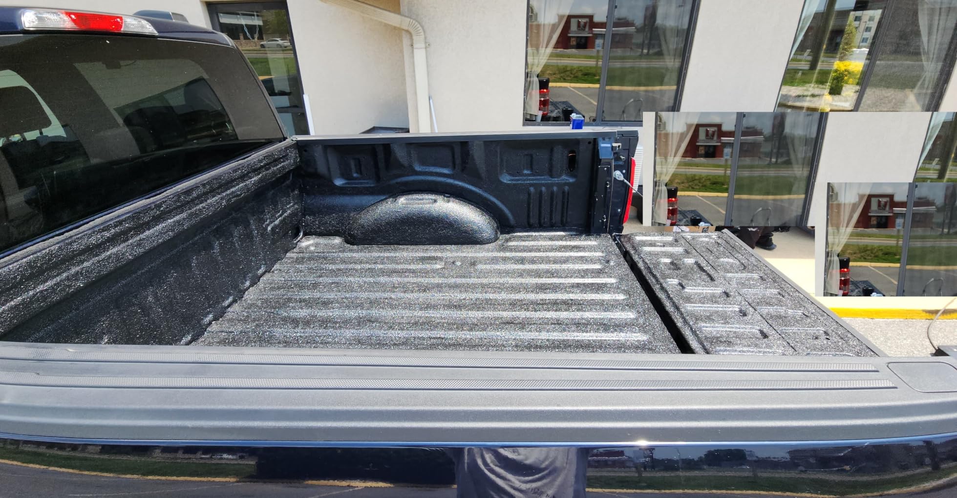 HERCULINER HCL1B8 Roll-on Bed Liner Kit,Black, 1 Gal. customer photo 2