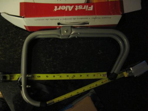 First Alert Two-Story Fire Escape Ladder, Steel, Anti-Slip, EL52-2, Black customer photo 2