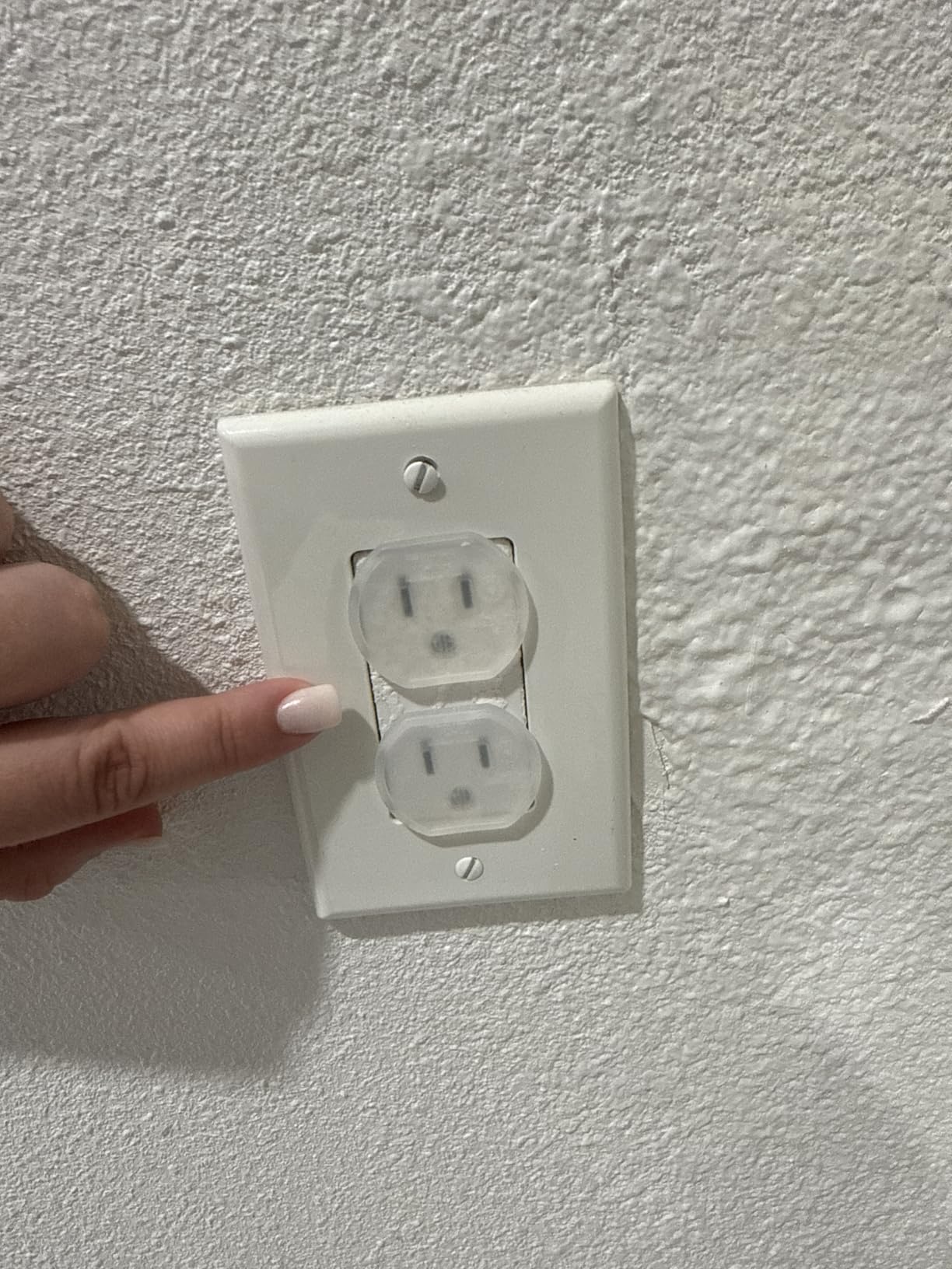 Power Gear Electrical Outlet Baby Proof Covers, 8 Pack, Clear customer photo 1