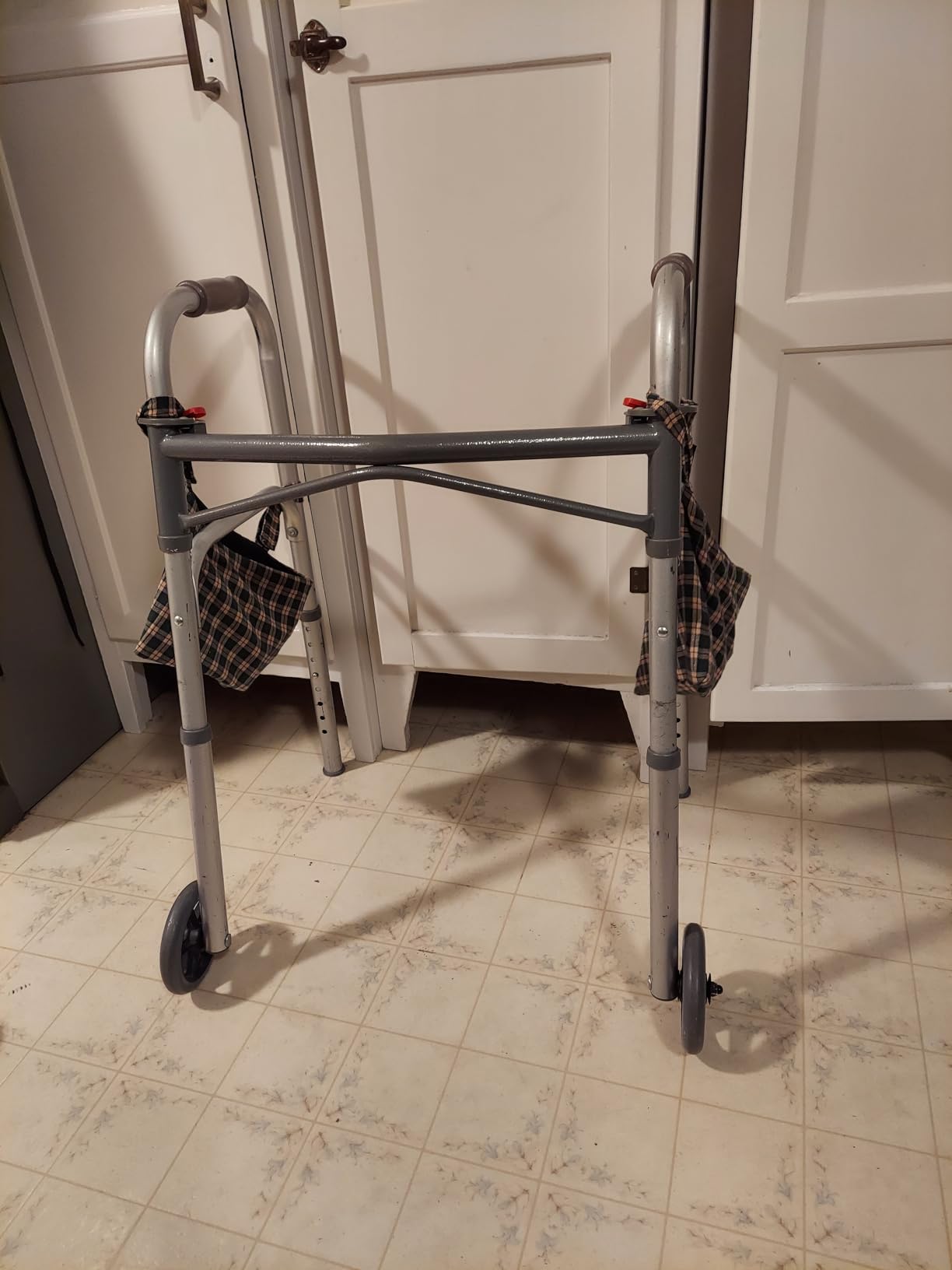 DMI Walker Tray, Rollator Tray, Mobility and Walker Accessory Tray Table Fits Most Standard Walkers, Folding with Two Cup Holders and Tool Free Assembly, 16 x 11.8 inch customer photo 2