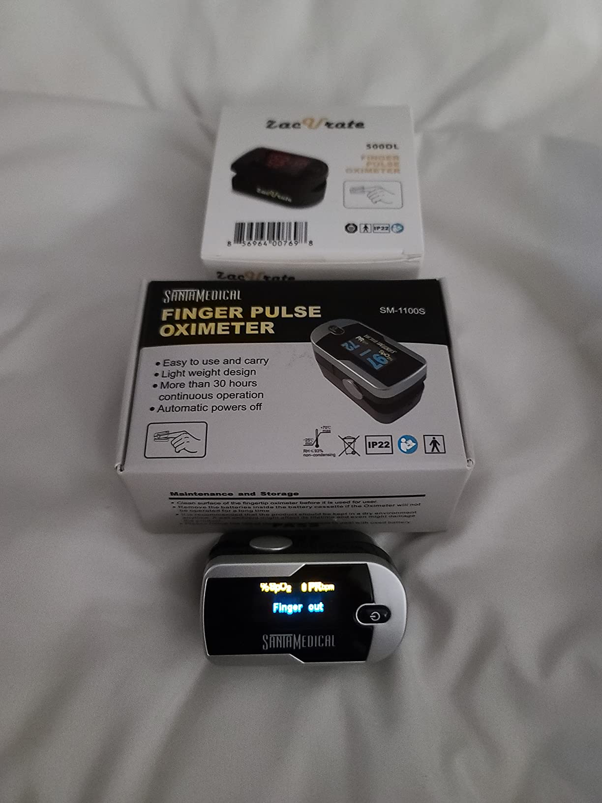 Santamedical Generation 2 Fingertip Pulse Oximeter with Lanyard customer photo 1