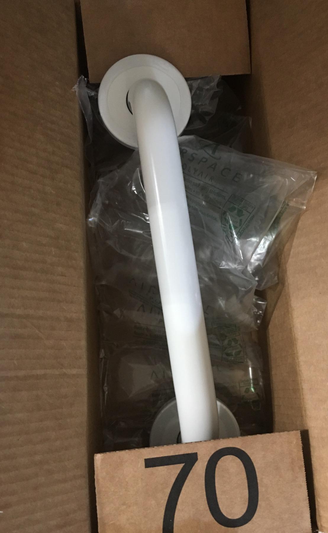 Moen Bathroom Safety 12-Inch Peened Textured Grip Stainless Steel Bathroom Grab Bar with Concealed Screws, Shower Handles for Elderly, R8712P customer photo 2