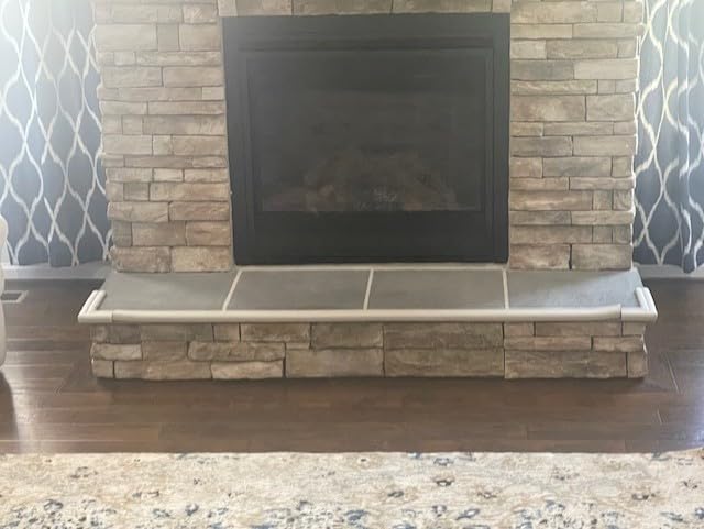 KidKusion Hearth Cushion | Fireplace Edge Protector | Brown | 8.33 Ft customer photo 1