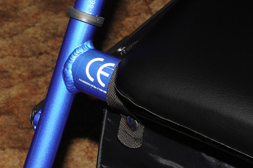 Drive Medical Hugo Elite Rollator Walker with Seat and Basket, Blue customer photo 1