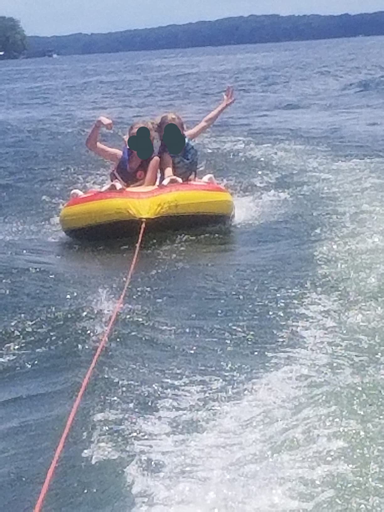 RAVE Sports Diablo II Boat Towable Tube - Inflatable Boating Tube for 1-2 Riders customer photo 2