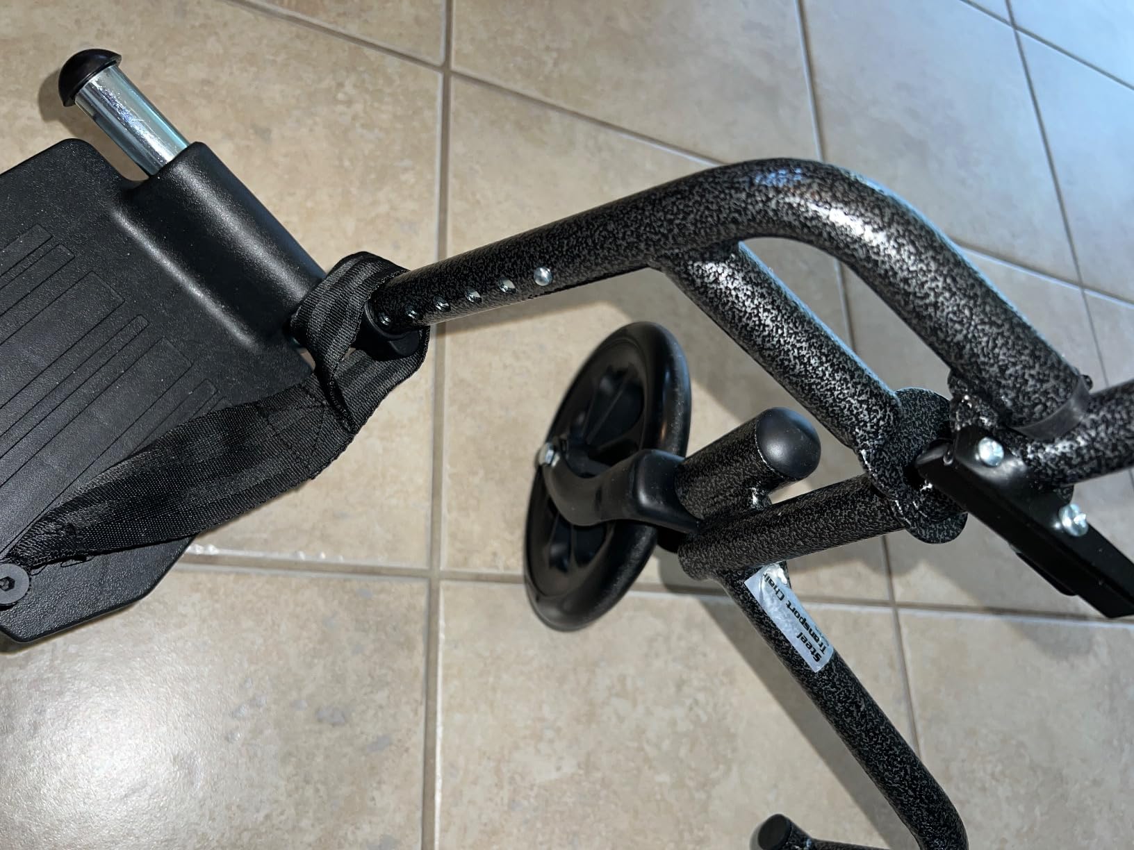 Drive Medical Folding Transport Wheelchair, Swing-Away Footrest, Silver customer photo 2