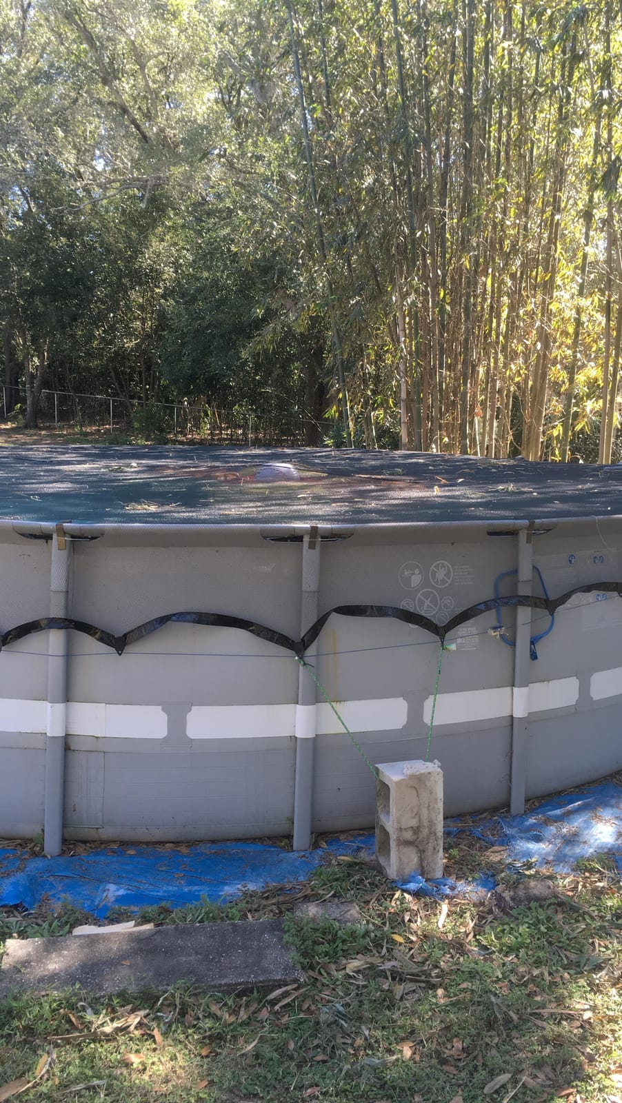SWIMLINE Deluxe Mesh Leaf Net Cover for 15 Ft Round Above Ground Pools customer photo 2