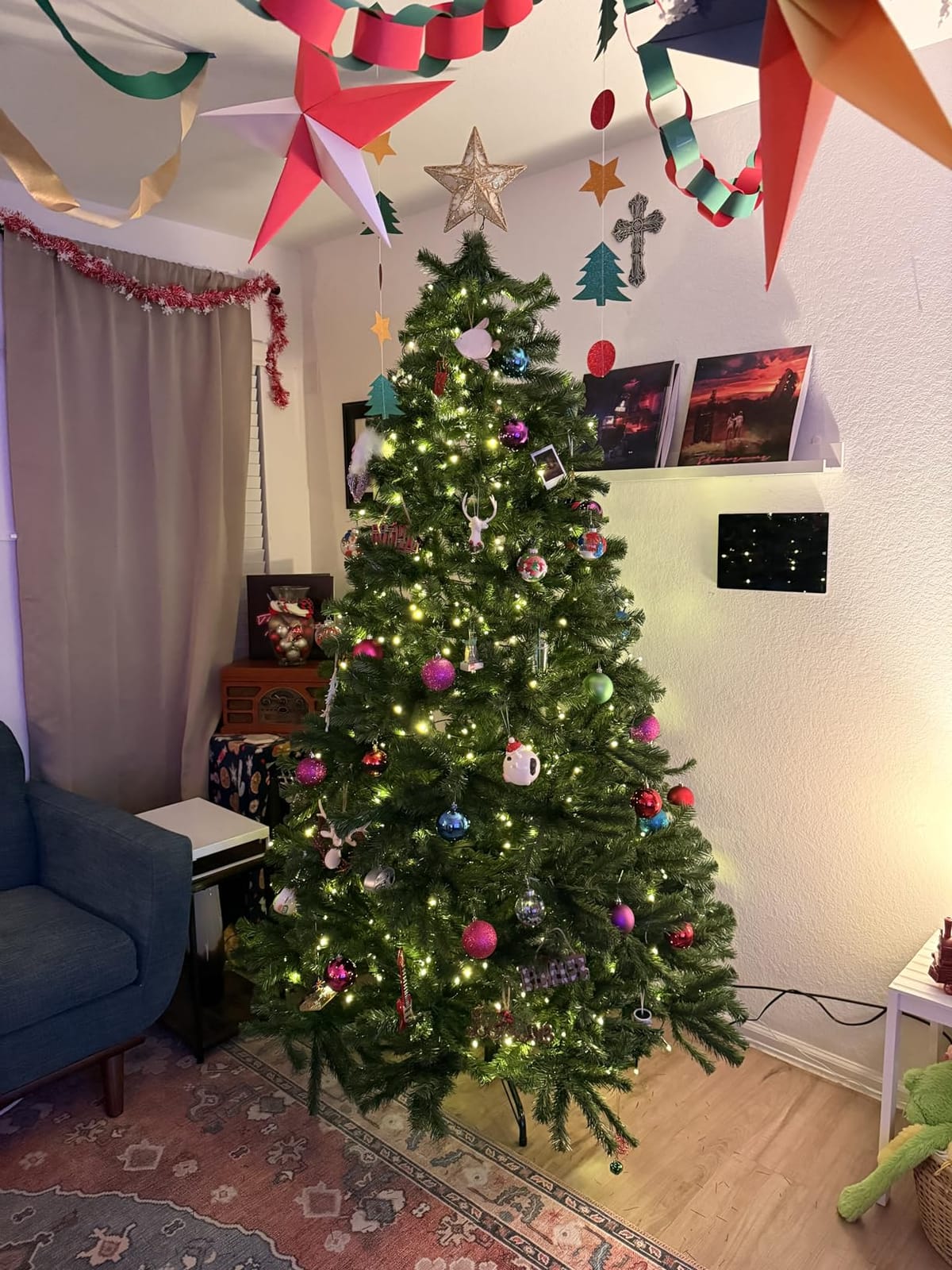 National Tree Company 7.5ft Unlit North Valley Spruce Christmas Tree customer photo 1