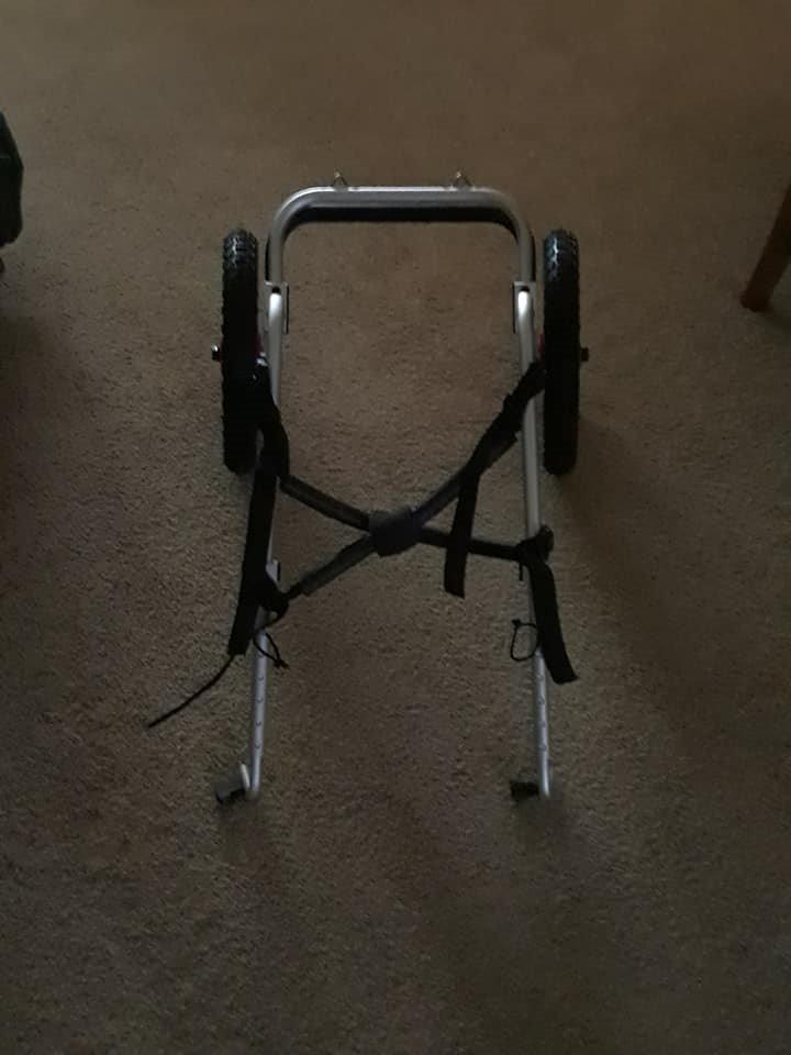 Dog Wheelchair for Back Legs - K9 Orthopedic Surgeon Designed & Tested - Adjustable Dog Harness Stroller Cart with All Terrain Wheels Hind Leg Support - Mobility Aid by Best Friend Mobility - Large customer photo 1