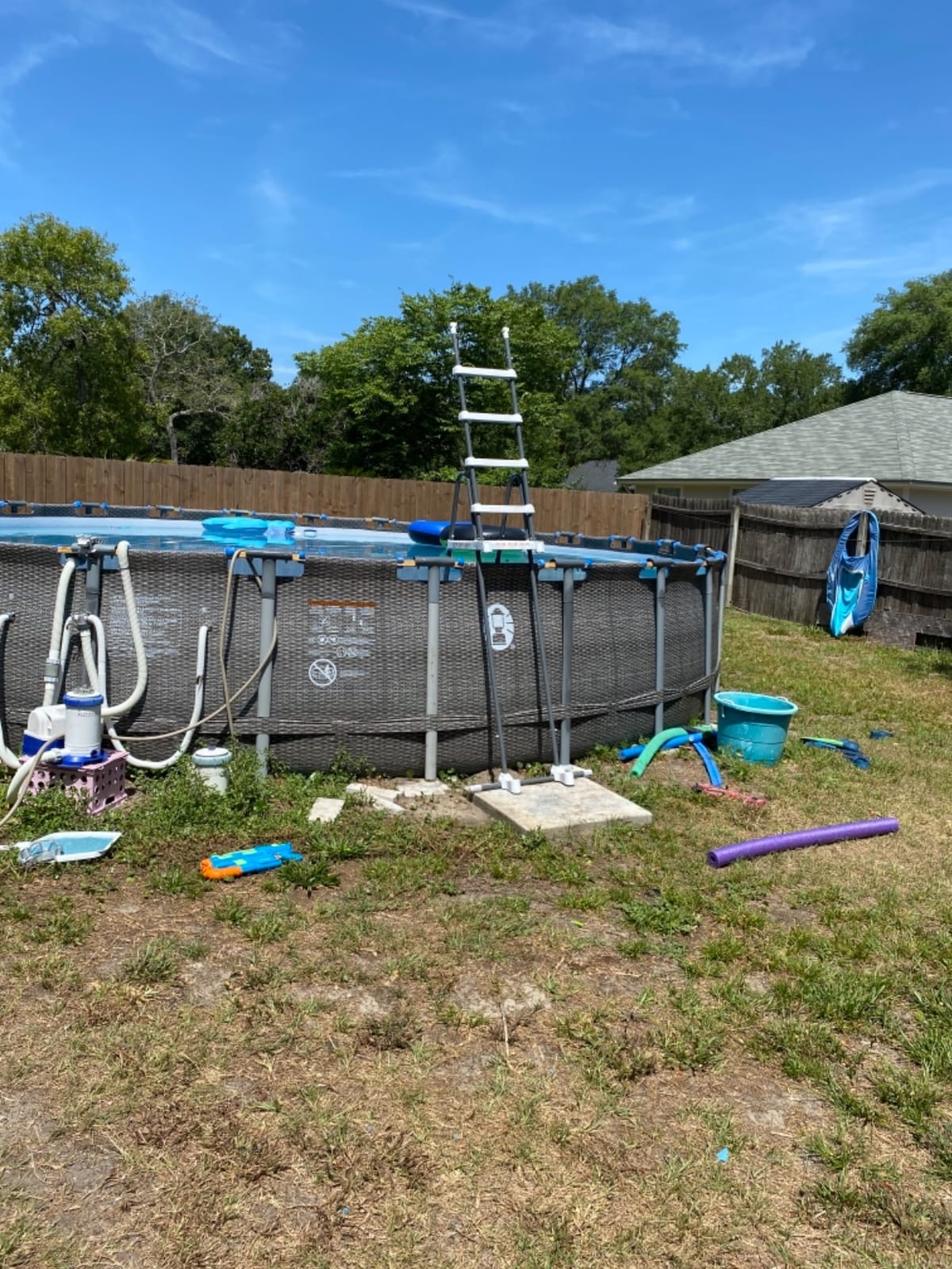 Intex Deluxe Pool Ladder with Removable Steps customer photo 2