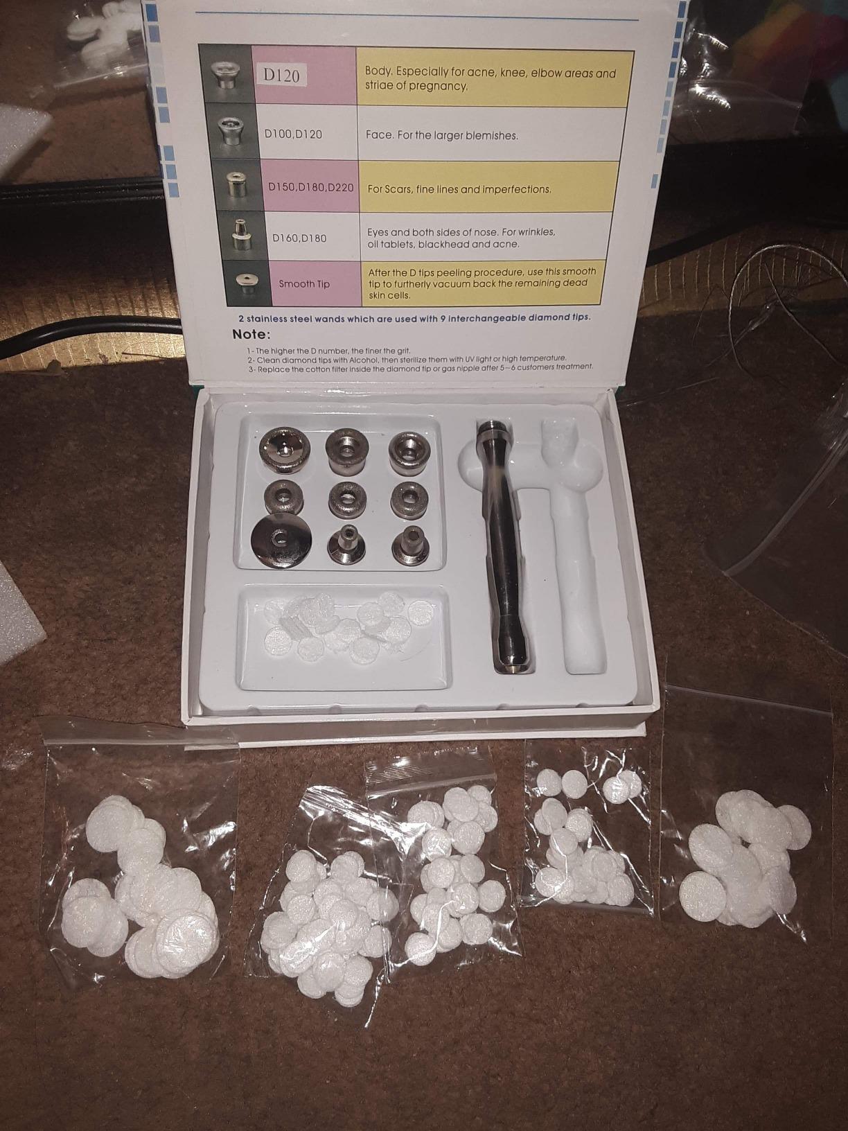 Kendal Professional Diamond Microdermabrasion Machine, Dermabrasion Facial Skin Care Equipment, Also Good for Home Use AC 110V HB-SF01 customer photo 2
