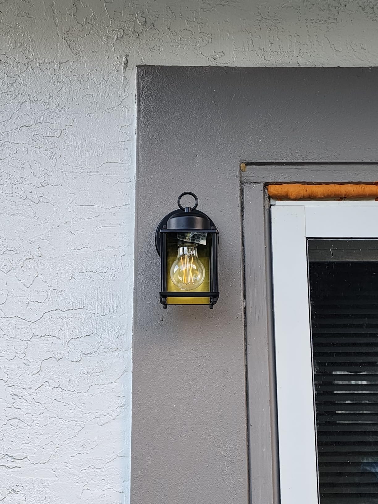 Designers Fountain 1161-RP Porch Outdoor Wall Lantern Sconce, 8in H, Rust Patina customer photo 2