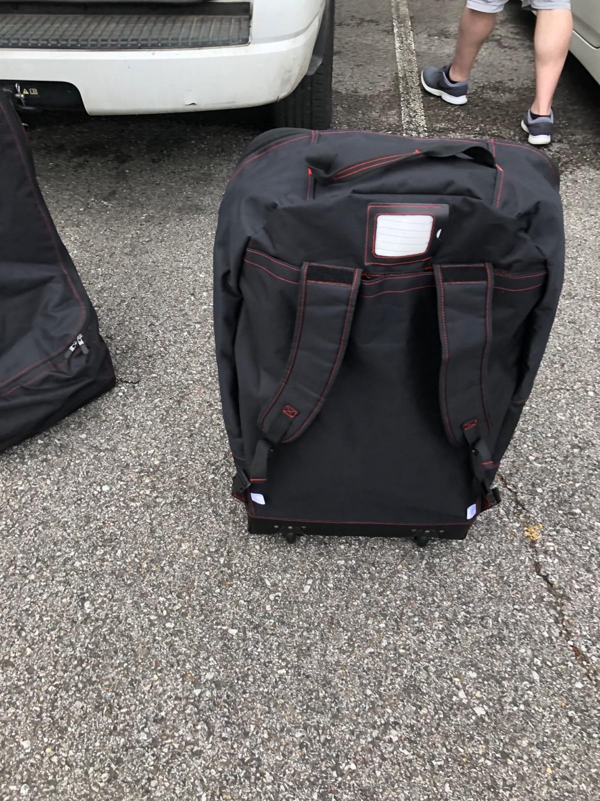 Britax Car Seat Travel Bag with Padded Backpack Straps | Water Resistant + Built-in Wheels + Multiple Carry Handles customer photo 2
