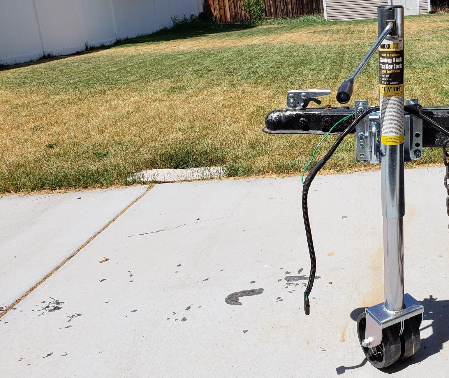 MaxxHaul 70149 Trailer Jack with 11-1/2