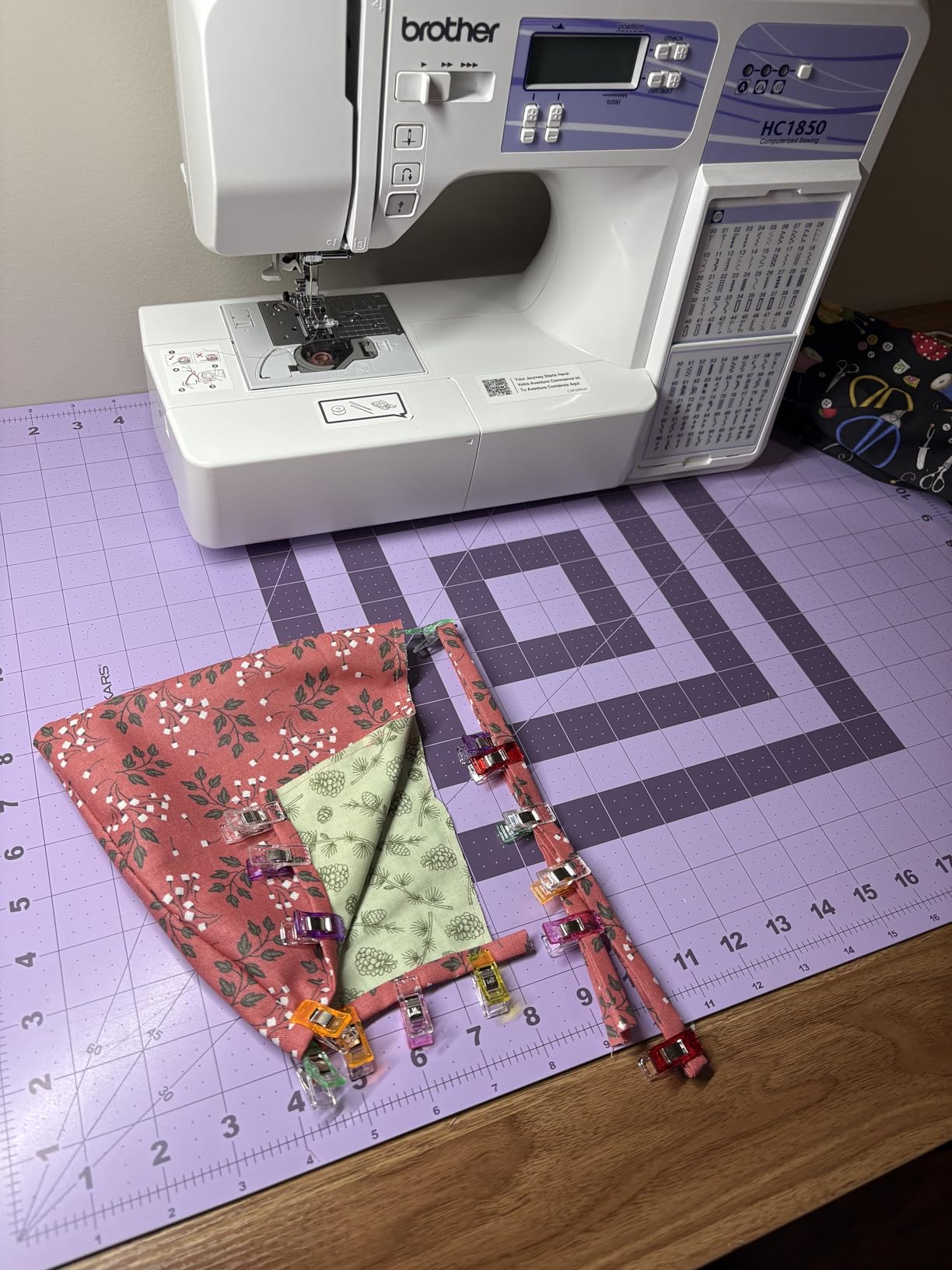 Brother HC1850 Sewing and Quilting Machine, 185 Built-in Stitches, LCD Display, 8 Included Feet customer photo 2