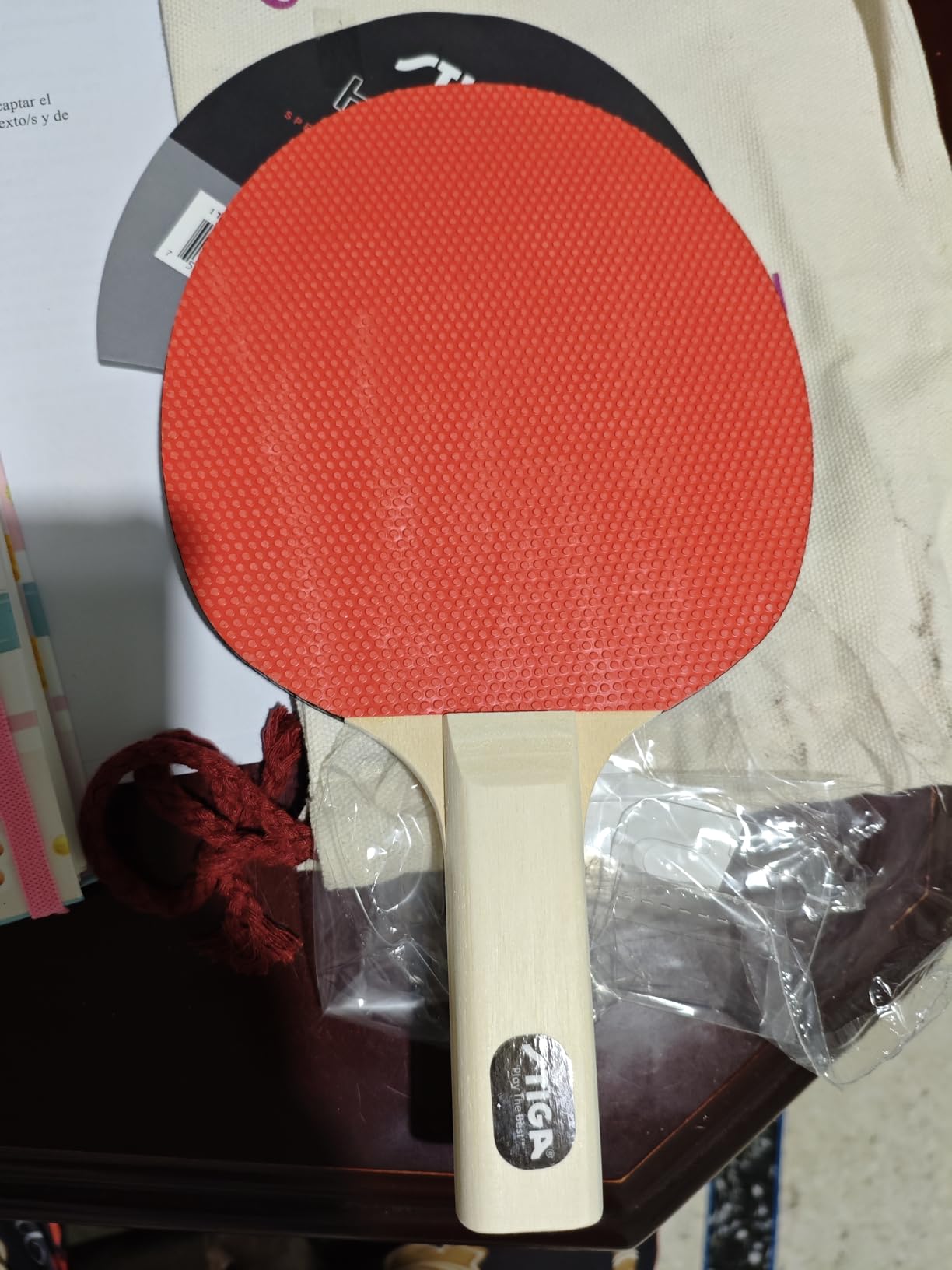 STIGA Pure Color Advance Performance-Level Table Tennis Racket (Yellow) customer photo 2