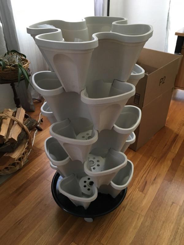 Mr. Stacky 5 Tiered Vertical Gardening Planter, Indoor & Outdoor customer photo 2