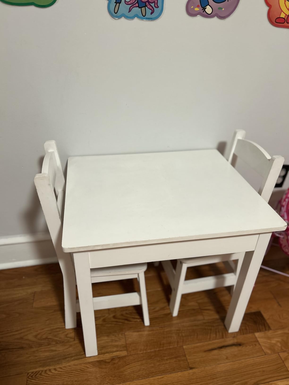 Melissa & Doug Solid Wood Table and 2 Chairs Playroom Furniture customer photo 2