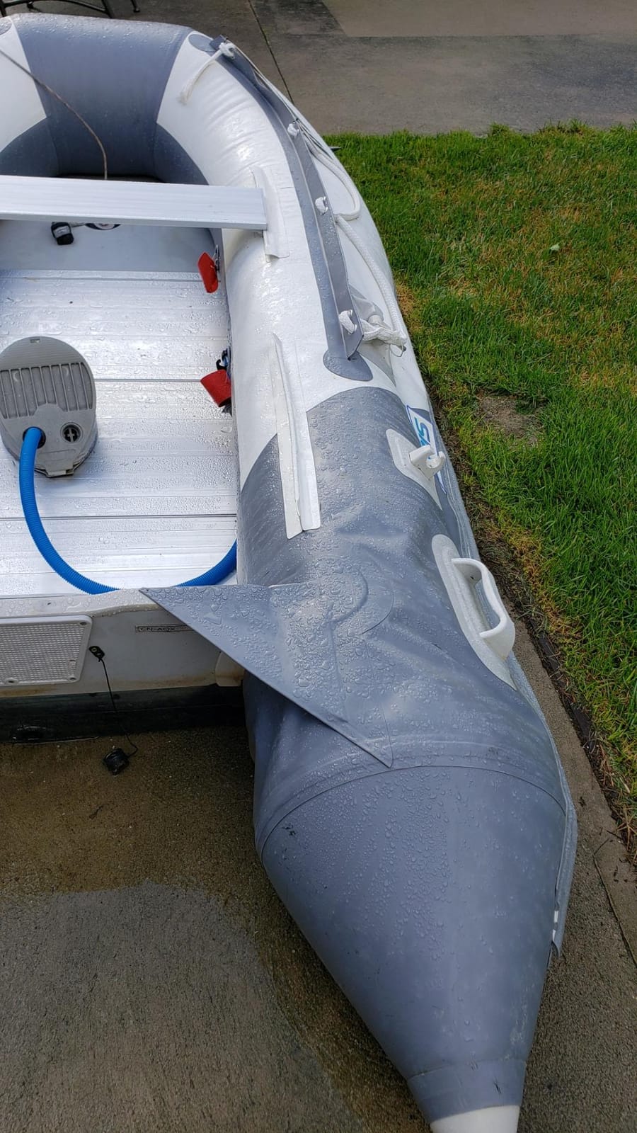 BRIS 9.8 ft Inflatable Boat Inflatable Dinghy Boat Yacht Tender Fishing Raft customer photo 2