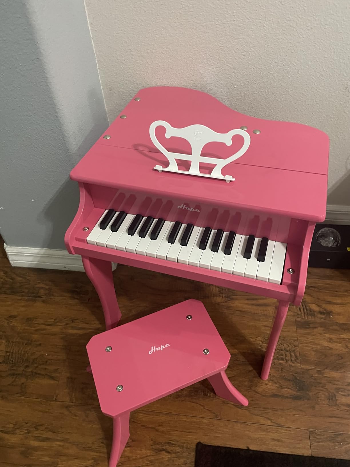 Hape Early Happy Melodies Grand Piano, Pink customer photo 1