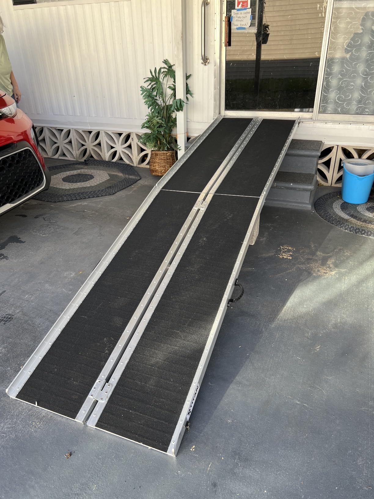 6' Portable Wheelchair Ramp, 600 lb Cap, Titan Ramps customer photo 2