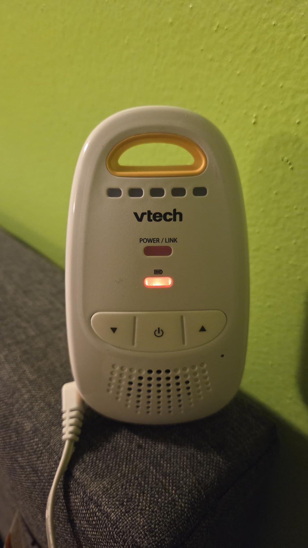 VTech Audio Baby Monitor — No Static DECT 6.0, No WiFi, Hack-Proof | 8Hr Battery, Belt Clip, 1000ft Range, 5-Level Sound Indicator | DM111 customer photo 1