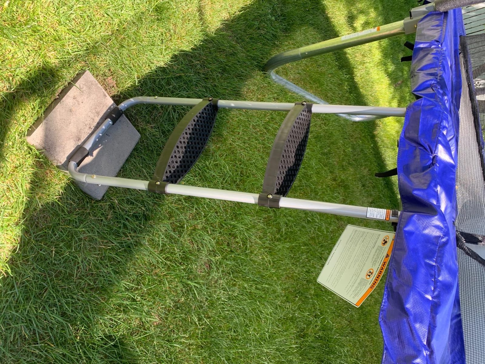 2-Step Trampoline Ladder with Safety Latch, Heavy-Duty with Wide Steps customer photo 1