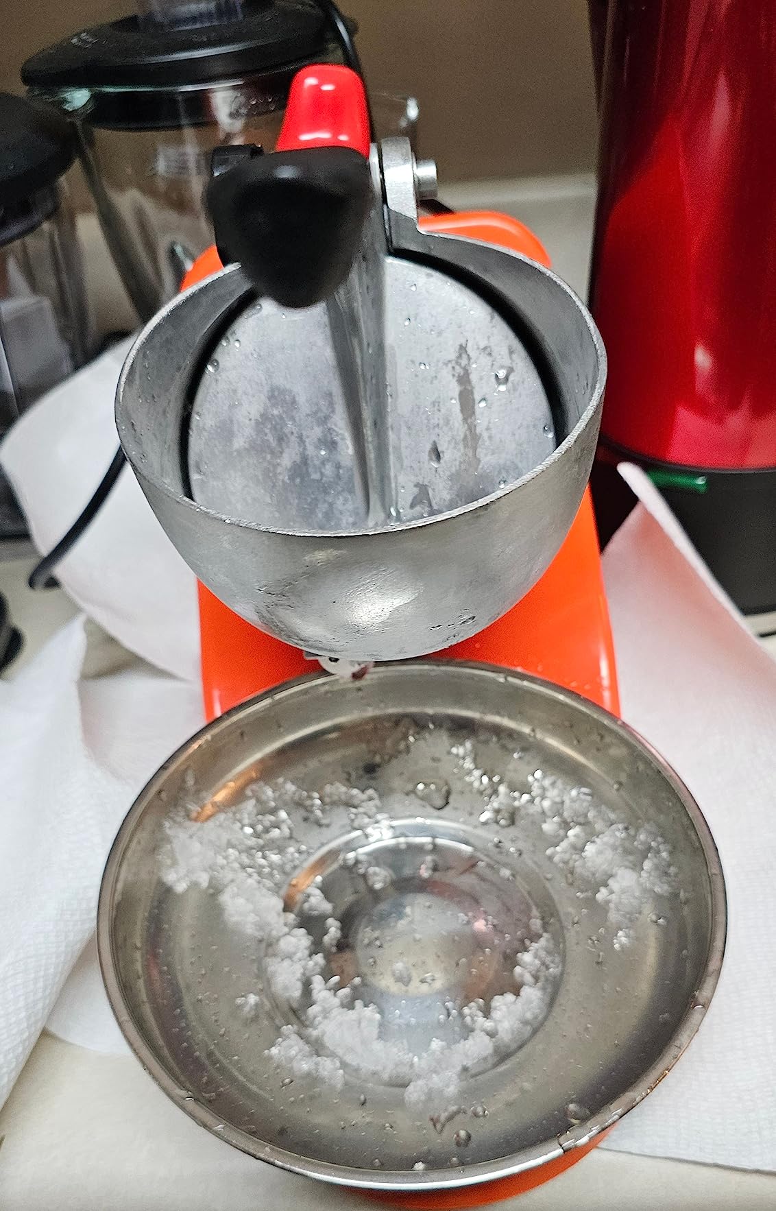 ZENY Ice Shaver Machine Electric Snow Cone Maker Stainless Steel Shaved Ice Machine 145lbs Per Hour customer photo 1