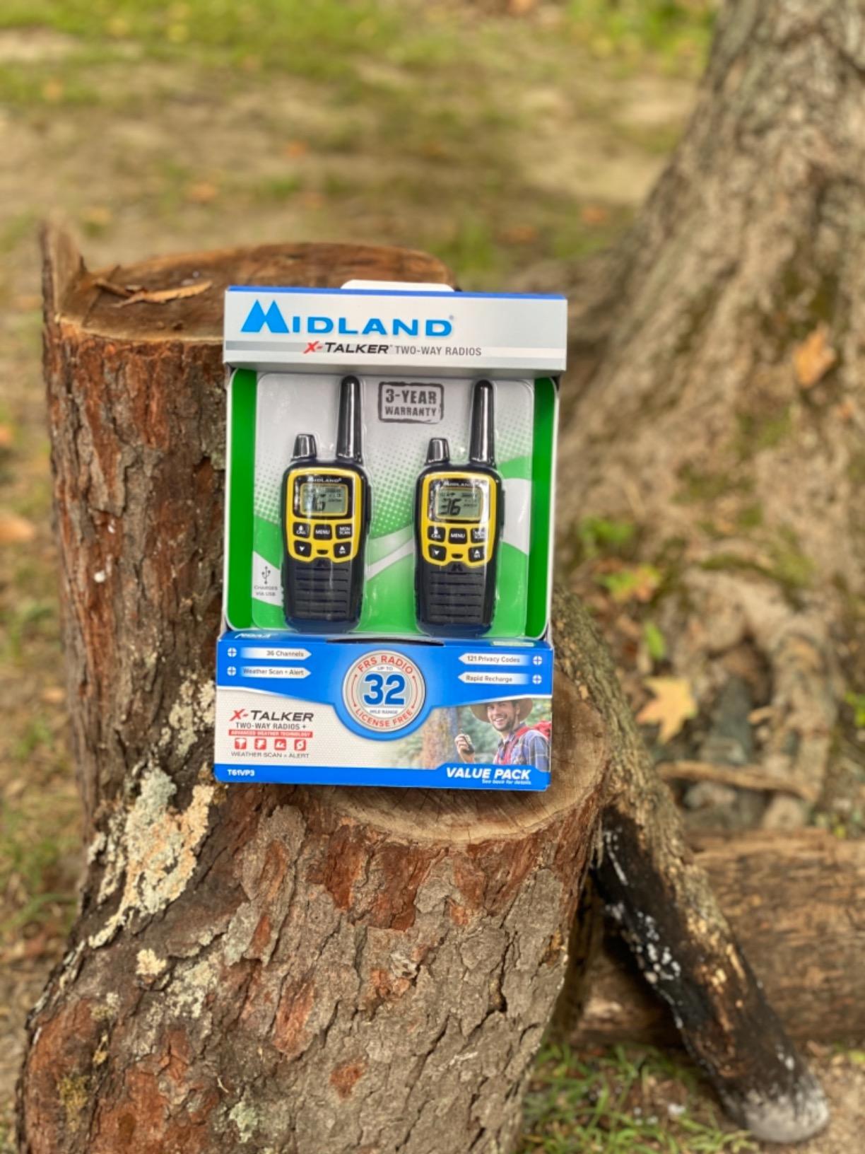 Midland T71VP3 X-TAlker Long Range Walkie Talkie - FRS Two-Way Radio for Camping Overlanding Rock Crawling - NOAA Weather Scan - 36 Channels and 121 Privacy Codes 2-Pack customer photo 1