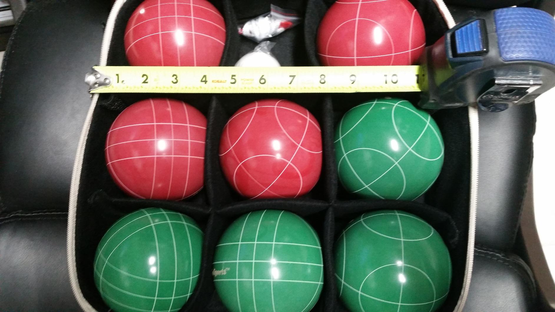 GoSports 100 mm Regulation Bocce Set with 8 Balls, Pallino, Case and Measuring Rope - Premium Official Size Set customer photo 2