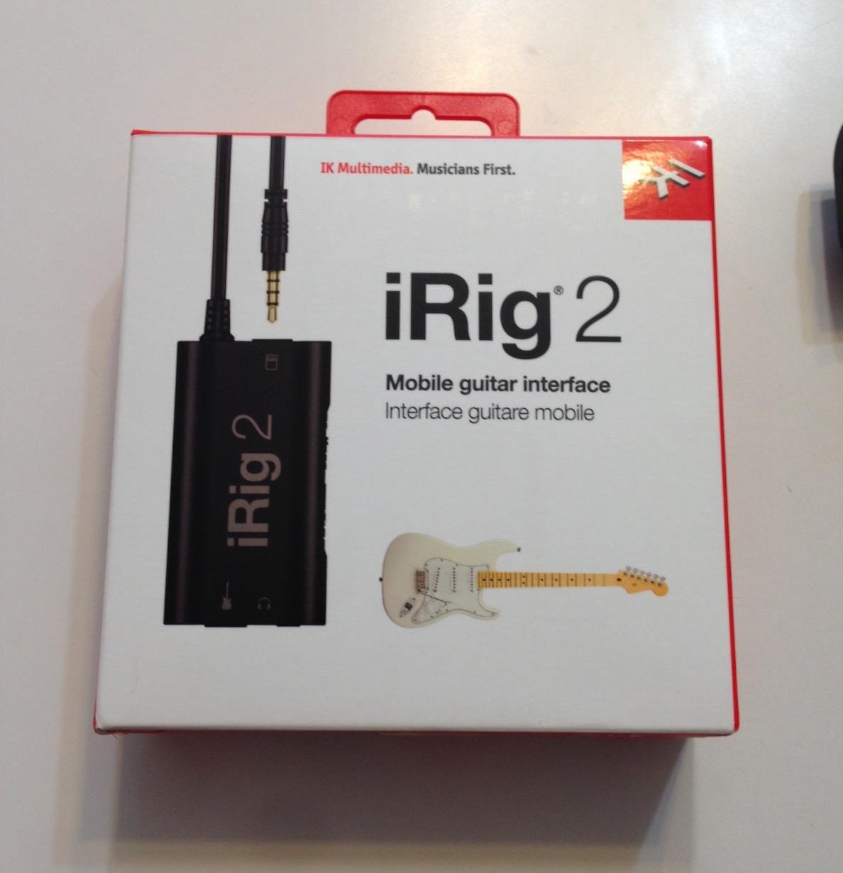 IK Multimedia iRig 2 portable guitar audio interface, lightweight audio adapter for iPhone and iPad with instrument input and headphone/amplfier outs customer photo 1