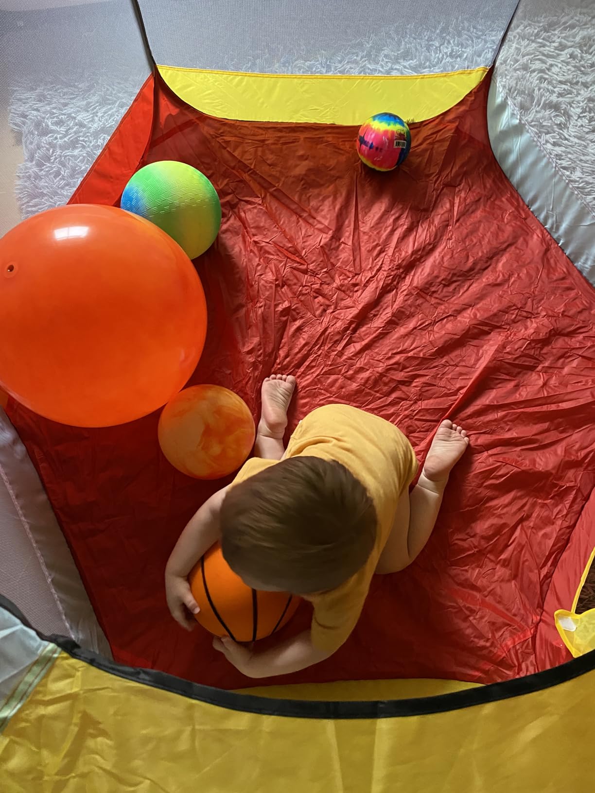 Kids Ball Pit Pop Up Large Tent for Toddlers - Indoor & Outdoor Gift Toys for Infants Girls & Boys, Baby Playpen with Zipper Storage Bag, BallPit Balls Not Included customer photo 2