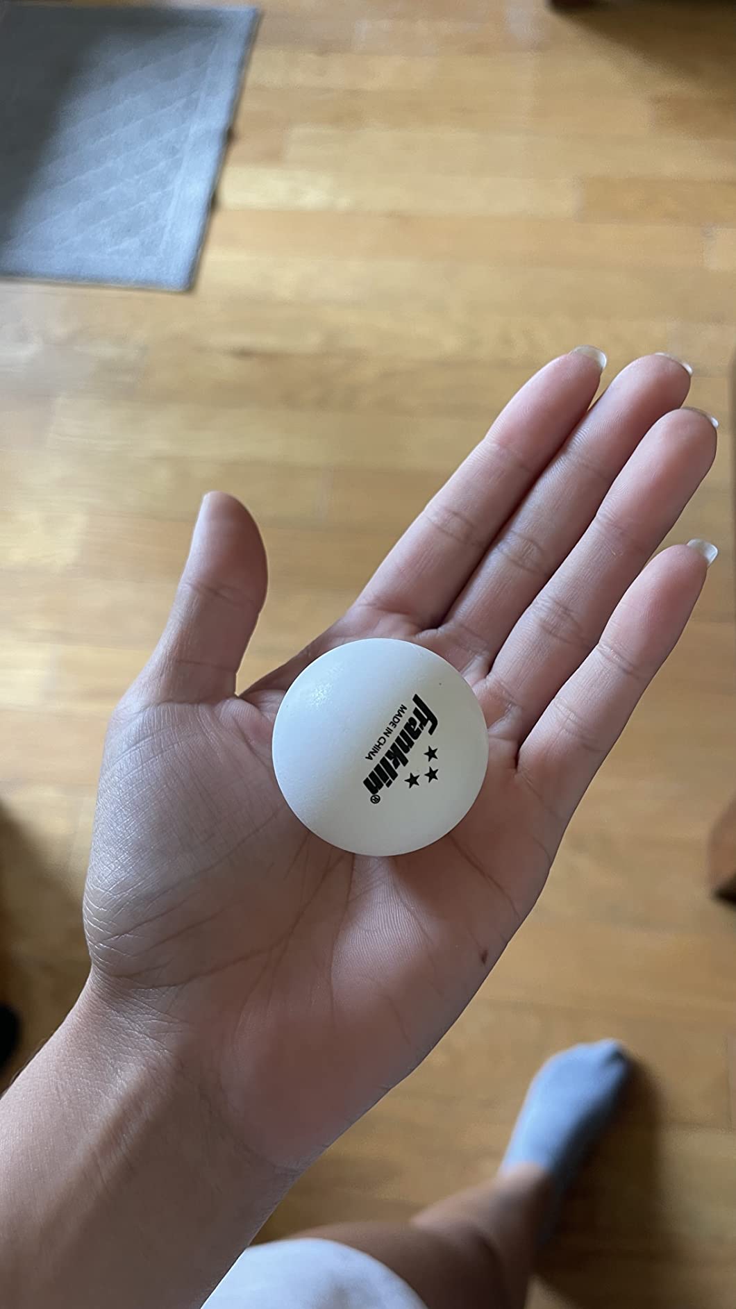 Franklin Sports Three Star Ping Pong Balls - Official 40mm - 6 Pack - White customer photo 1