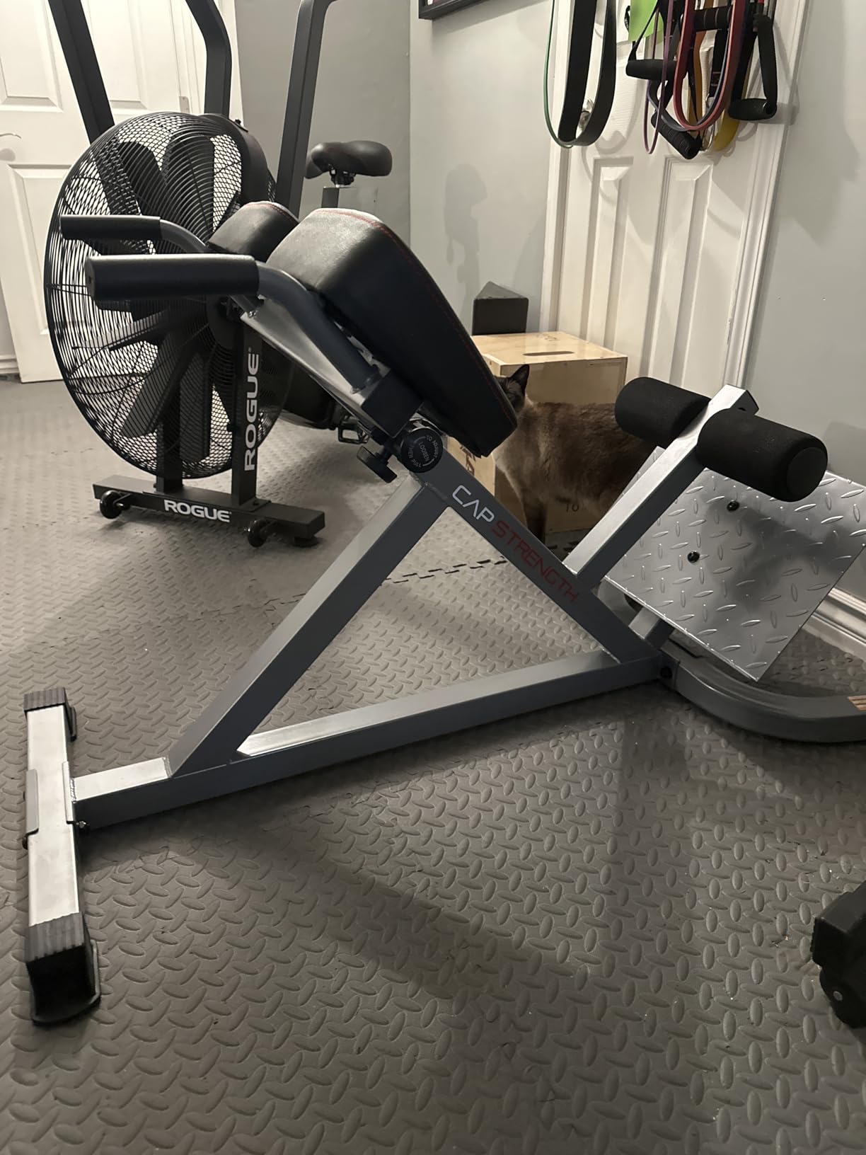 CAP Strength Hyperextension Roman Chair, 300lb Capacity, Silver customer photo 2