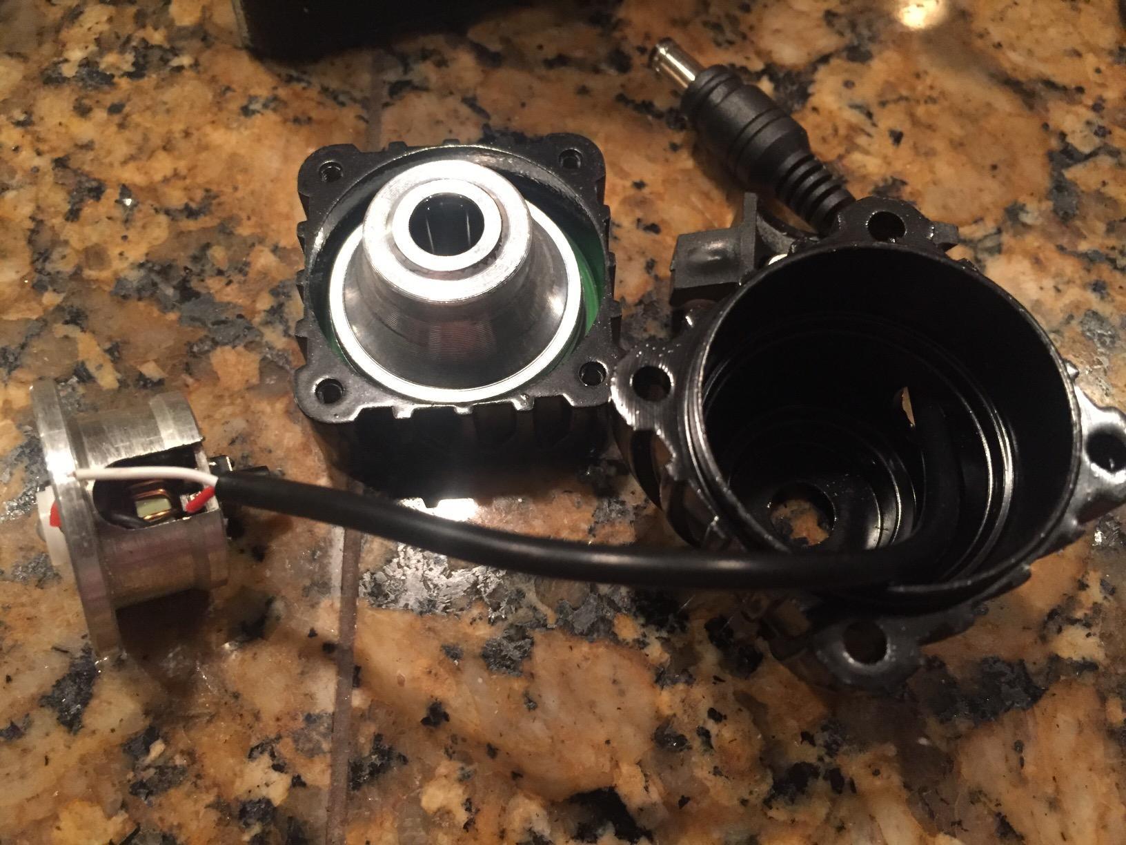 BRIGHT EYES Helios Fully Waterproof 1600 Lumen Rechargeable Mountain, Road Bike, MX Headlight, 6400mAh External Battery (Now 4+ Hours on Bright Beam) - Included: Free Diffuser Lens and Free Taillight customer photo 1
