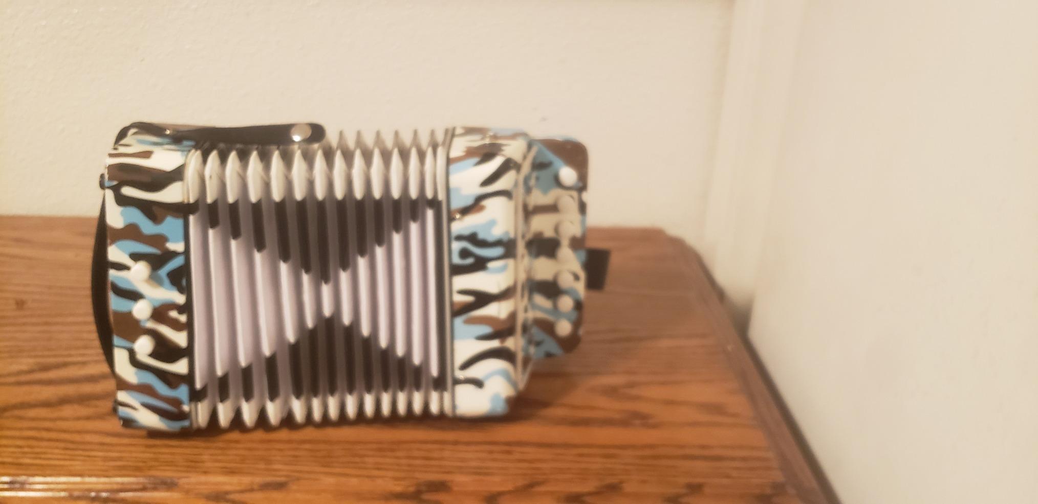 SKY Accordion Black Color 7 Button 2 Bass Kid Music Instrument Easy to Play customer photo 1