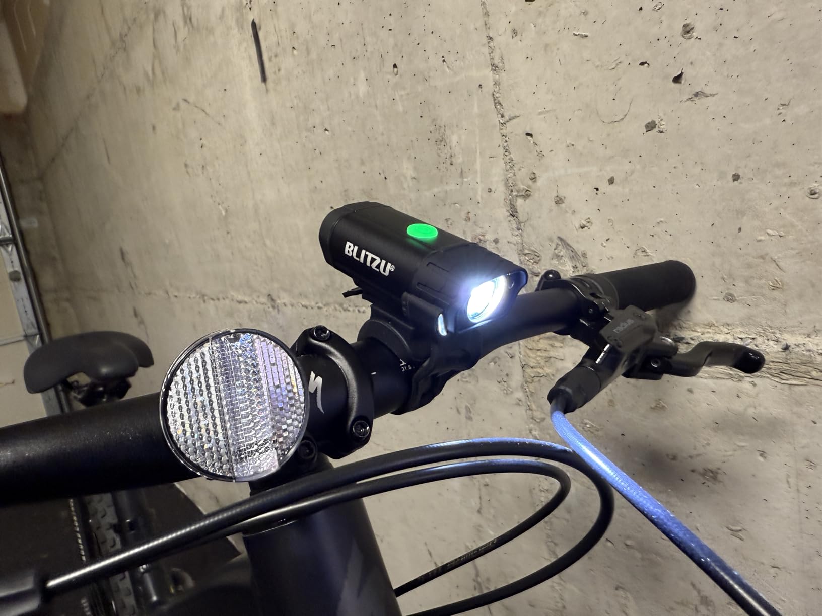 USB Rechargeable Bike Lights Set with Bell, LED Bicycle Front Rear Light customer photo 1