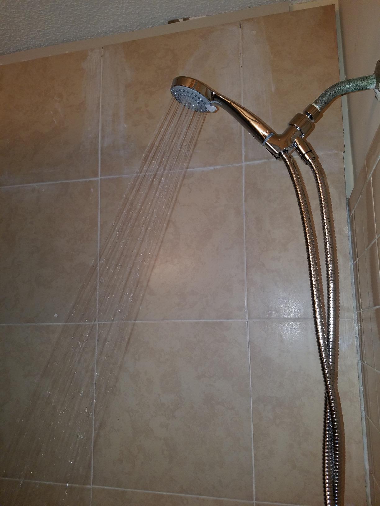 HO2ME High Pressure Handheld Shower, Power Boost Resists Low Flow, Chrome customer photo 1