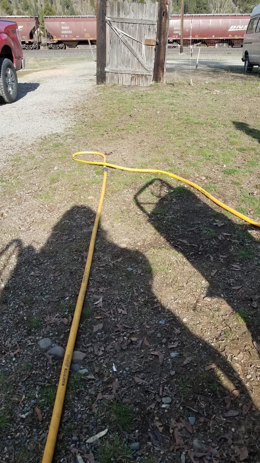 Stanley FATMAX Professional Grade Garden Hose, 50 Feet x 5/8 Inch, Yellow, 500 PSI customer photo 1